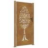 vidaXL Cancello da giardino 100x175 cm con design ad albero