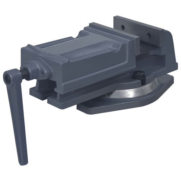 vidaXL Morsa con Piattaforma Girevole in Ghisa 125 mm