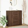 vidaXL Credenza con Cassetti Rovere Marrone 100,5x35x98,5cm Truciolato