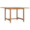 vidaXL Tavolo Pranzo da Giardino &Oslash;110x110x75 cm Legno Massello di Teak