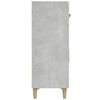 vidaXL Credenza Grigio Cemento 69,5x34x89 cm in Legno Multistrato