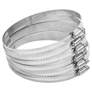 vidaXL Fascette Stringitubo 6pz 91-110 mm in Acciaio Inox 304