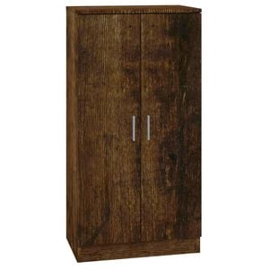 vidaXL Scarpiera Rovere Fumo 55x35x108 cm in Legno Multistrato