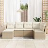 vidaXL Set di divani 8 pcs Beige polyrattan