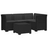 vidaXL Divano da giardino 4 posti con cuscini aspetto rattan PP