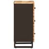 vidaXL Mobile laterale Marrone 40 x 33 x 75 cm Legno di mango massello