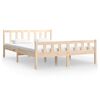 vidaXL Giroletto in Legno Massello 140x190 cm