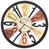 vidaXL Orologio da Parete in Metallo 60 cm Multicolore