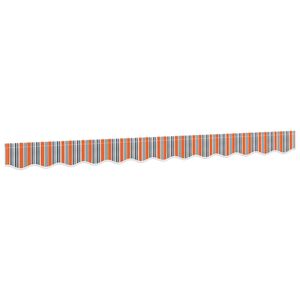vidaXL Tessuto di Ricambio Mantovana Tenda Strisce Multicolore 300 cm