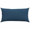 vidaXL Cuscini da Divano 2 pcs Blu 80 x 40 cm Tessuto