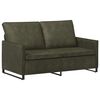 vidaXL Divano a 2 posti Verde militare 150 x 81 x 82 cm