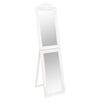 vidaXL Specchio Autoportante Bianco 45x180 cm