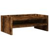 vidaXL Supporto per Monitor Rovere Fumo 42x24x16 cm Legno Multistrato