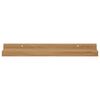 vidaXL Scaffale da parete con lo scaffale 4 pcs Marrone 40 x 9 x 3 cm