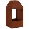 vidaXL Braciere Ruggine 50 x 50 x 100 cm Acciaio Corten