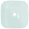vidaXL Lavandino in Vetro 42x42x14 cm Smerigliato