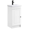 vidaXL Mobile da bagno con lavabo Bianco 42 x 40 x 84,5 cm
