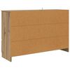 vidaXL Credenza Rovere artigianale 100 x 30 x 65,6 Legno multistrato