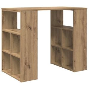 vidaXL Scrivania Rovere artigianale Legno ingegnerizzato