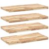 vidaXL Mensole da Parete 4 pz 100x40x4 cm Legno Acacia Non Trattato
