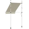 vidaXL Tenda da Sole Retrattile Manuale 150 cm Crema