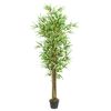 vidaXL Albero Bambù Artificiale 1288 Foglie 180 cm Verde