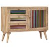 vidaXL Credenza 100x30x75 cm in Legno Massello di Mango