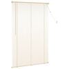 vidaXL Tenda Veneziana Marrone Chiaro con Motivo 150 x 80 cm PVC