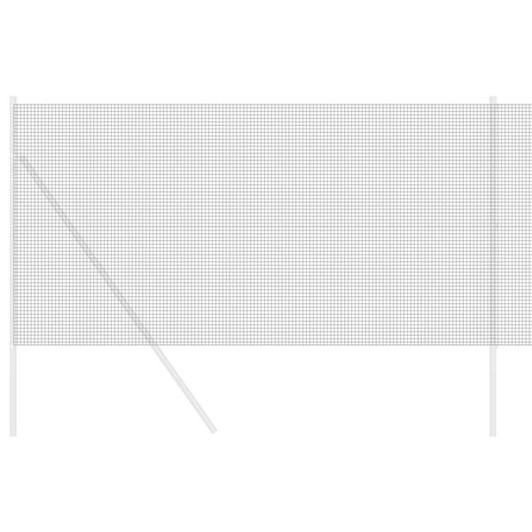 vidaXL Recinzione in Rete Saldato Grigio 1.2 x 50 m Acciaio