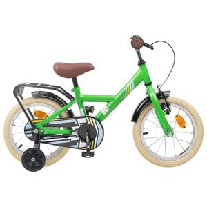 vidaXL Bicicletta per Bambini 12 Pollici per bambini di 2-4 anni Verde