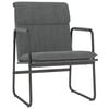 vidaXL Sedia Lounge Grigio Scuro 55x64x80 cm in Tessuto