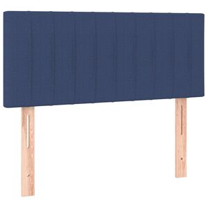vidaXL Testiera Blu 80x5x78/88 cm in Tessuto