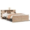 vidaXL Letto Libreria senza Materasso 150x200 cm in Legno di Pino