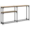 vidaXL TavoloConsolle Rovere artigianale 145 x 22,5 x 75 cm