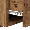 vidaXL Armadio da Notte 2 pcs Legno vecchio 50 x 32.5 x 80cm