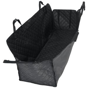 vidaXL Coprisedile Auto per Cani Nero 137x46x50 cm