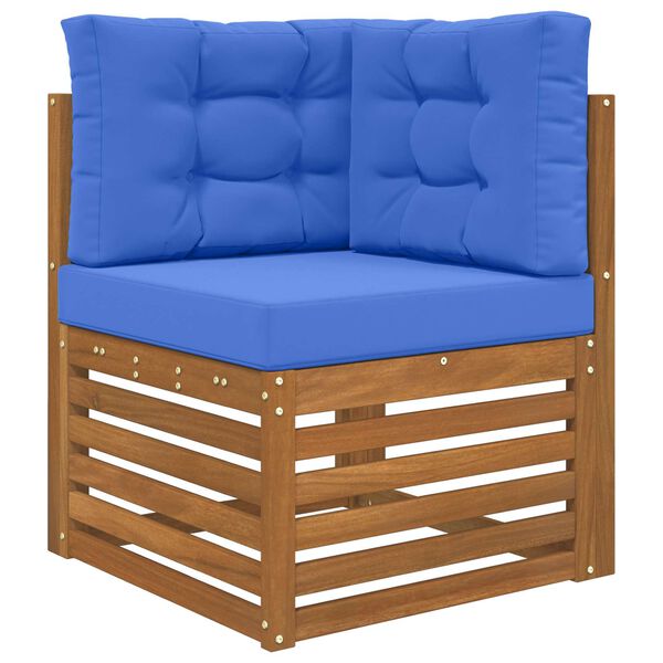 vidaXL Cuscino per divano da esterno 3 pcs Turchese Poliestere