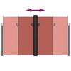 vidaXL Tenda da Sole Laterale Retrattile Terracotta 200x600 cm