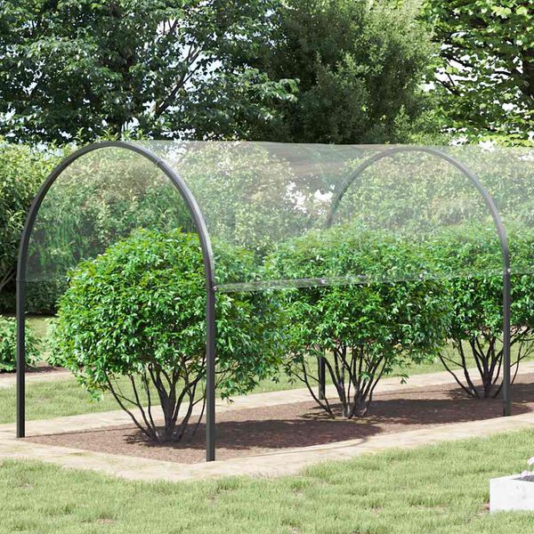 vidaXL Telone Trasparente con Occhielli 4x12 m in PVC