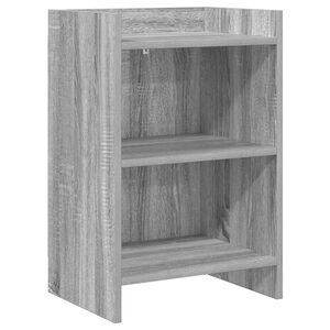 vidaXL Comodini Sonoma grigio 40 x 30 x 60 cm Legno ingegnerizzato
