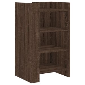 vidaXL Credenza Rovere Marrone 45x35x75 cm in Legno Multistrato