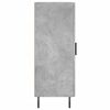 vidaXL Credenza Grigio Cemento 34,5x34x90 cm in Legno Multistrato