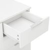 vidaXL Credenza Bianco Lucido 107x35x80,5 cm
