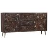 vidaXL Credenza in Legno Massello di Recupero 160x40x80 cm
