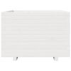 vidaXL Fioriera da Giardino Bianca 70x70x49,5cm Legno Massello di Pino