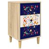 vidaXL Armadio da Notte MAINZ Rovere Sonoma 36 x 33 x 60 cm