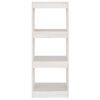 vidaXL Libreria/Divisorio Bianco 40x30x103,5 cm Legno Massello di Pino