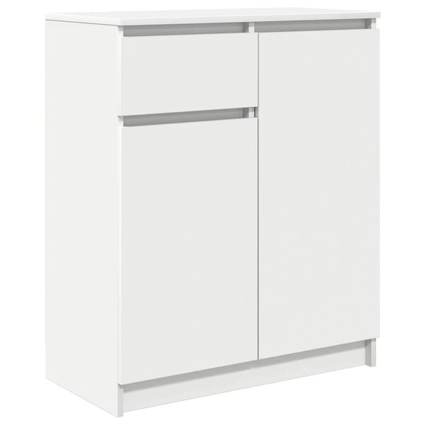 vidaXL Credenza con Cassetto Bianco 71x35x84 cm in Legno Multistrato