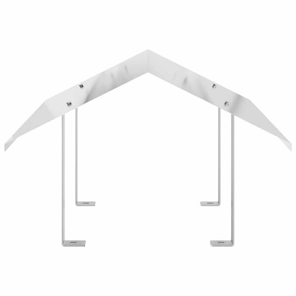 vidaXL Cappa Camino Argento 60 x 60 x 38 cm Acciaio inossidabile