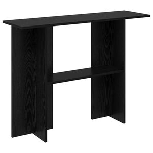 vidaXL Tavolo consolle Rovere Nero 100 x 30 x 75 cm